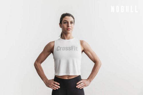 Canottiera NOBULL Crossfit Muscle Donna Bianche 0239PSI